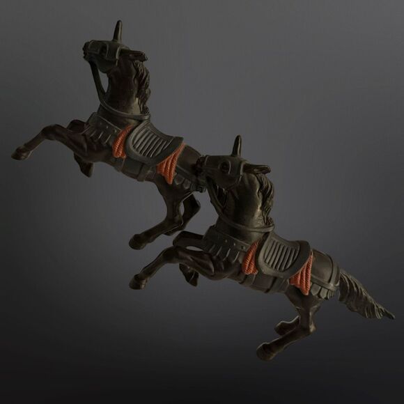 6 Vintage 1988 Willow Tonka Horses GENERAL KAEL & NOCKMAAR WARRIOR Figures B23 - Picture 5 of 9